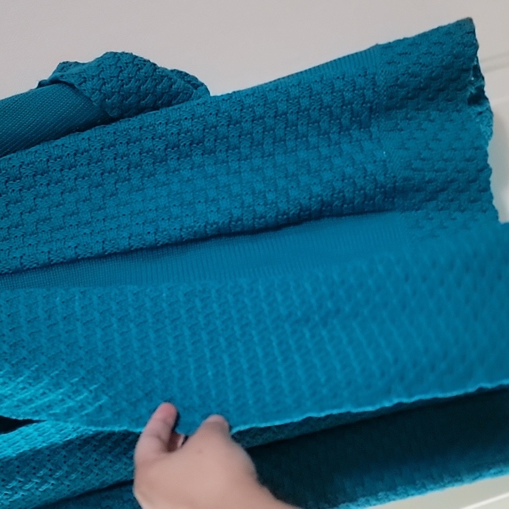 Ruby Rd. Turquoise Textured Cardigan - Picture 4 of 7